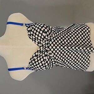 Swim Systems Collection Underwire Adjustable Strap Tankini Top Size 32DD